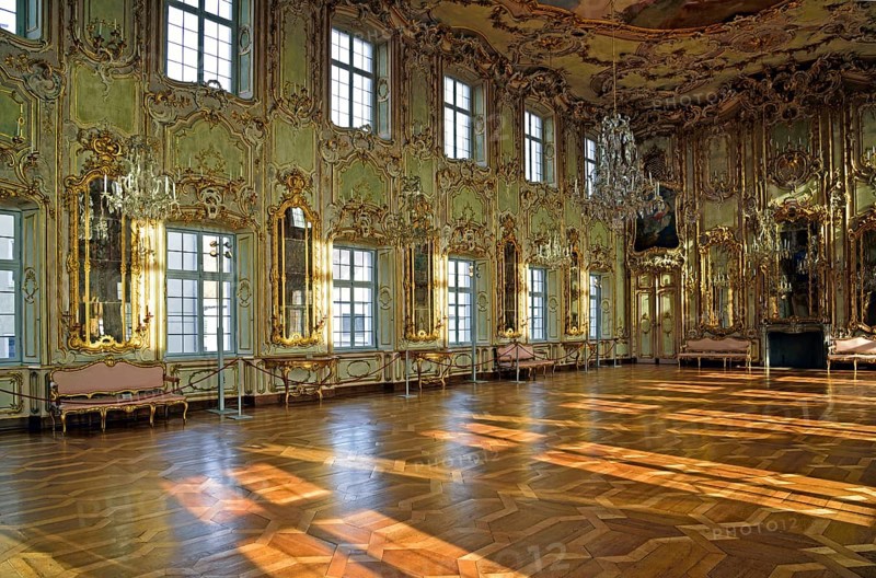 Europe, Germany, Bavaria, Swabia, Augsburg, Schaetzler-Palais, Rococo, built 1765 to 1770, Grand Ballroom, Hamburg, Hamburg, Federal Republic of Germany, Europe