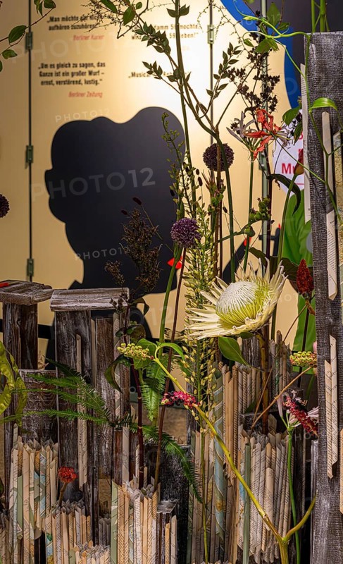Artistic flower arrangements and decorations, German Floristry Championships, Berlin, Germany, Europe
