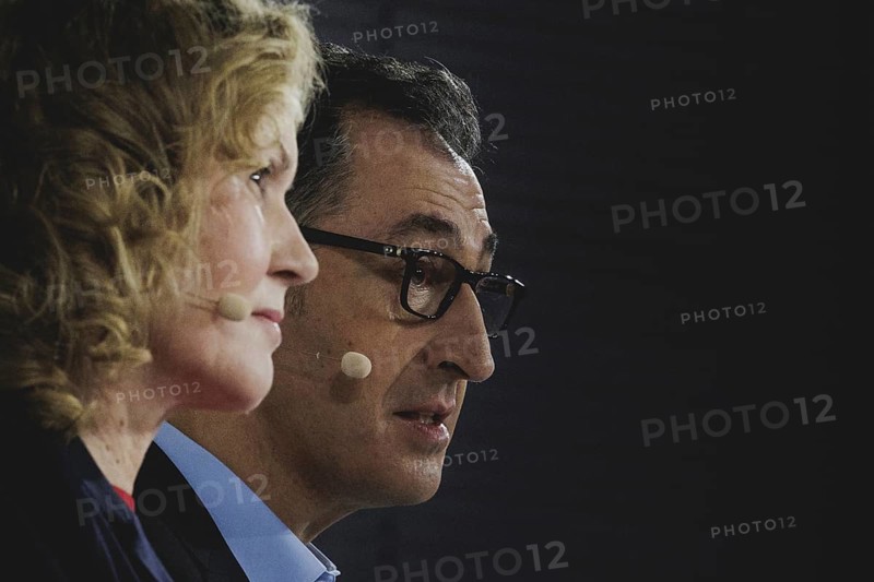 (L-R) Steffi Lemke (Alliance 90/The Greens), Federal Minister for the Environment, Nature Conservation, Nuclear Safety and Consumer Protection, and Cem Özdemir (Alliance 90/The Greens), Federal Minister for Agriculture and Food, recorded during the B