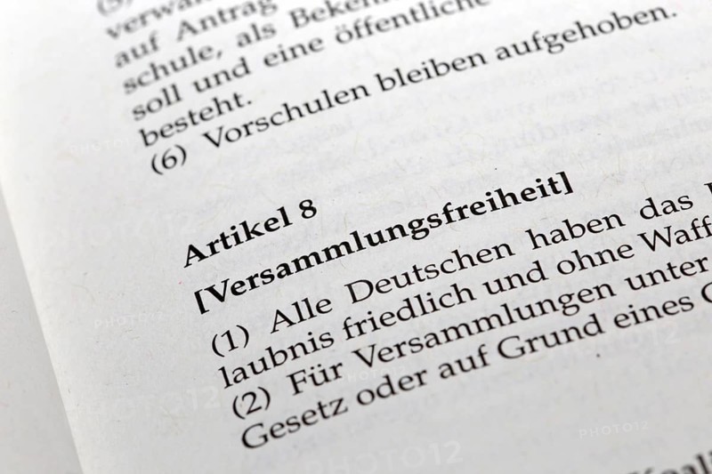 German Basic Law Article 8, Freedom of assembly