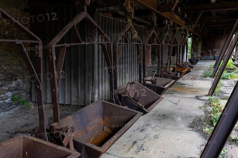 The more than 800-year-old Muldenhütten smelter site. The still existing, historical and heritage-protected smelter buildings as well as their partially preserved technical facilities make the site one of the oldest still existing sites of non-ferrous metallurgy in Germany, 19th Day of the Mining and Metallurgy Show Plants in the District of Central Saxony, Muldenhütten, Saxony, Germany, Europe