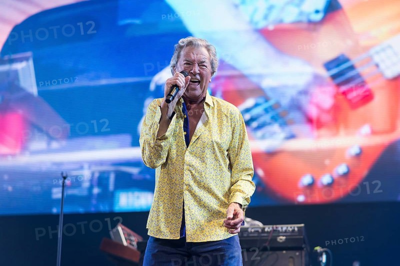 Ian Gillan, singer of Deep Purple live on 1 More Time Tour at the Max-Schmeling-Halle in Berlin on 19 October 2024