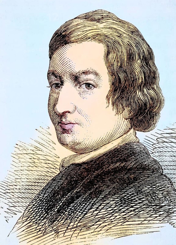 John Dryden 1631 to 1700, English poet and playwright. From The National and Domestic History of England by William Aubrey published London circa 1890, Historical, digitally restored reproduction from a 19th century original, Record date not stated