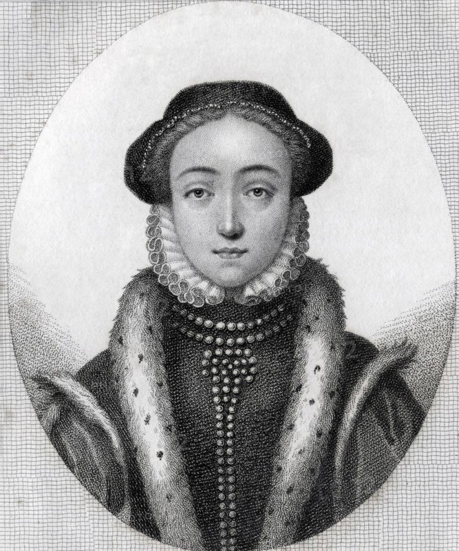 Lady Jane Grey aka Lady Jane Dudley 1537-1554 Titular Queen of England for nine days in 1553, Lady Jane Grey aka Lady Jane Dudley 1537-1554 Titular Queen of England for nine days in 1553 Engraved from a drawing by Virtue from the book A Catalogue of the Royal and Noble Authors published 1806, Historic, digitally restored reproduction from a 19th century original, Record date not stated