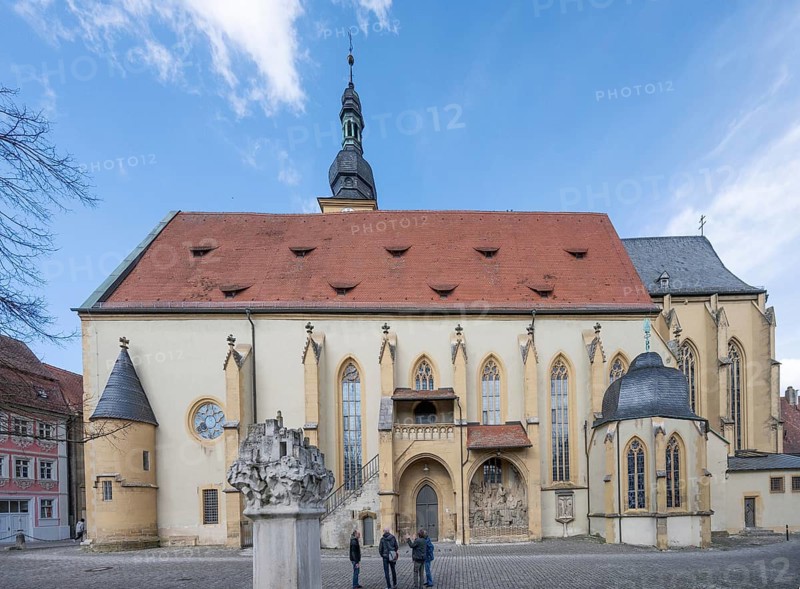 Late Gothic St. Johannis Church, Obere Kirchgasse, 5, Kitzingen, Lower Franconia, Bavaria, Germany, Europe