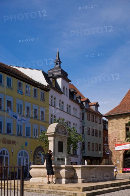 Jena is a university town and independent city in Thuringia in the metropolitan region of Central Germany. After the state capital Erfurt, it is the second largest city in Thuringia and one of the three regional centres in the state. Town hall with Hanfried monument on the market square