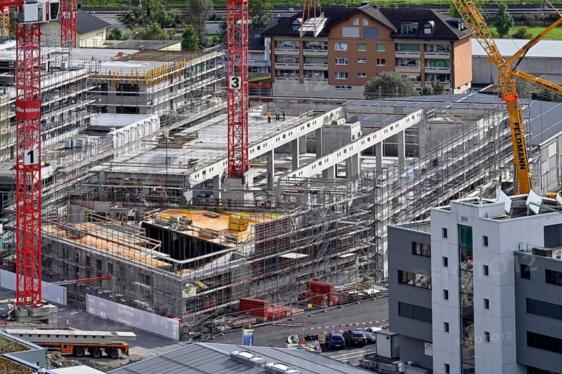 Large construction site
