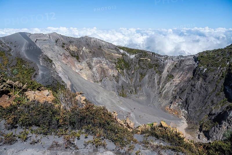 Irazu Volcano, Irazu Volcano National Park, Parque Nacional Volcan Irazu, Cartago Province, Costa Rica, Central America
