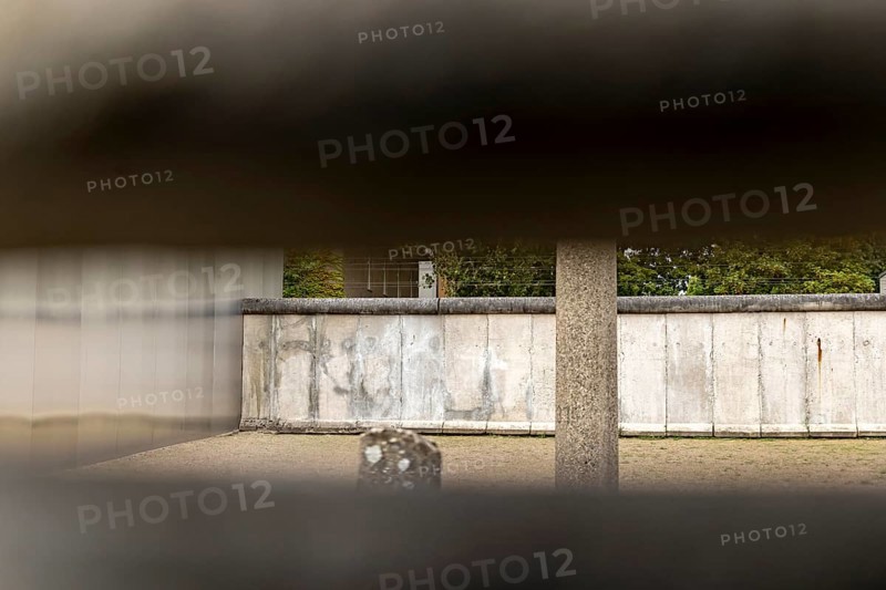 Berlin Wall Memorial, sight and reminder of the division by the Berlin Wall and of the fatalities at the border. Original preserved border strip on Bernauer Strasse, Berlin, Germany, Europe