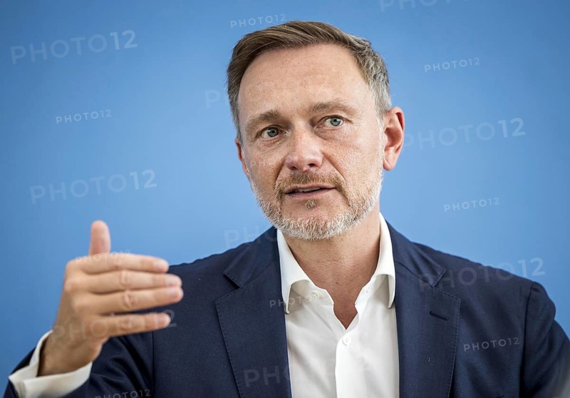 Presentation of the government draft for the 2025 federal budget at the Federal Press Conference with Christian Lindner (FDP), Federal Minister of Finance