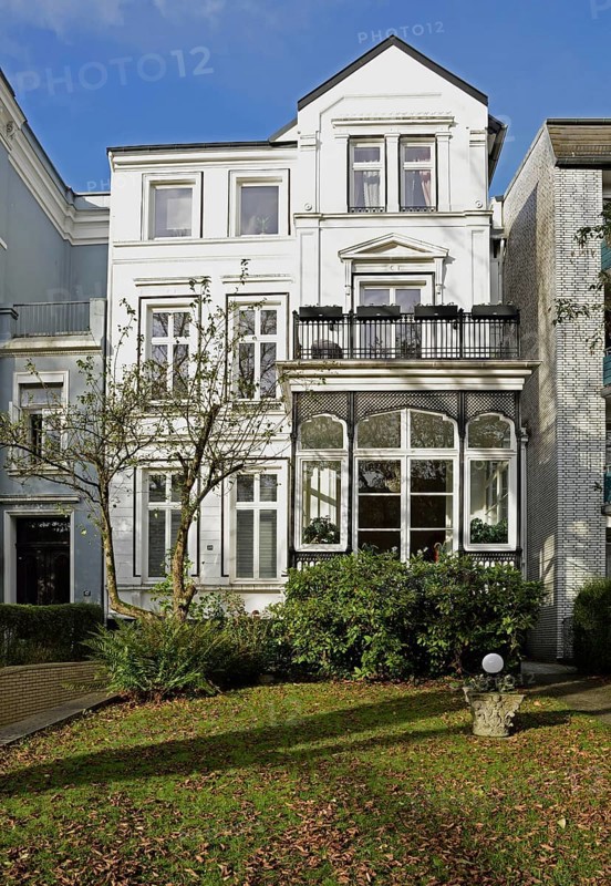 Europe, Germany, Hamburg, Rotherbaum, Architecture, Residential building with conservatory, Hamburg, Hamburg, Federal Republic of Germany, Europe