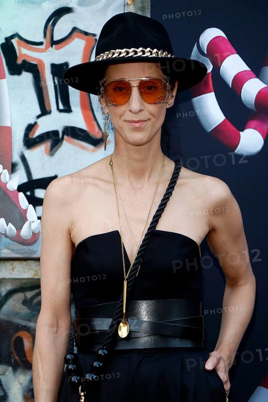 Esther Perbrandt at the opening of the Tim Burton exhibition at the Radsetzerei on the RAW site in Berlin on 18 July 2024