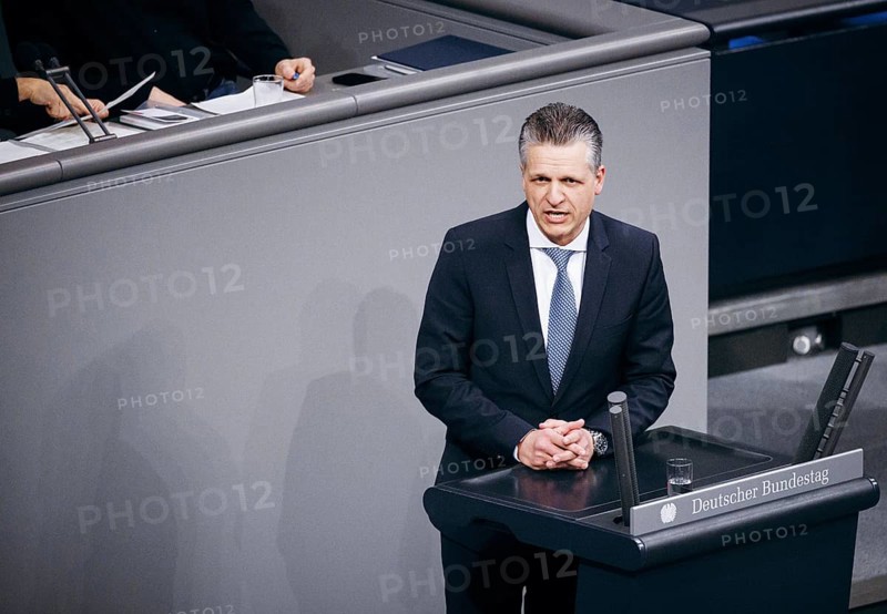 Torsten Frei, CDU/CSU, recorded during a debate in the German Bundestag on Epl 04, 22 Federal Chancellor and Federal Chancellery, Independent Control Council in the German Bundestag in Berlin, 31 January 2024