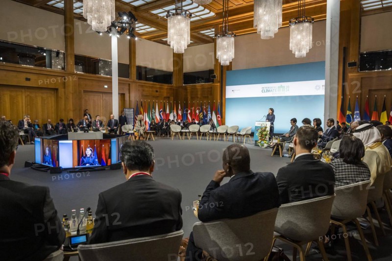15th Petersberg Climate Dialogue at the Federal Foreign Office. Opening with Annalena Bärbock (Alliance 90/The Greens), Federal Foreign Minister. 'Photographed on behalf of the Federal Foreign Office'