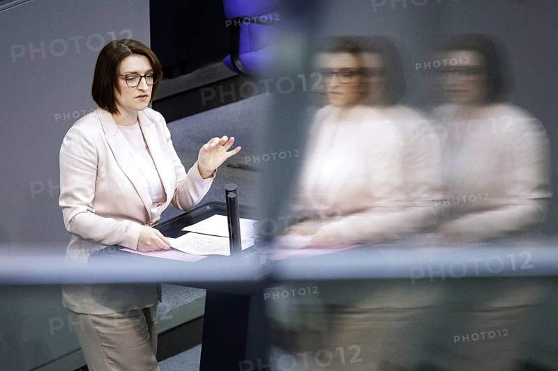 Laura Kraft, Alliance 90/The Greens, MP, gives a speech on agenda item 7 Amendment to the Federal Training Assistance Act at the 175th session of the German Bundestag plenary in Berlin, 13 June 2024