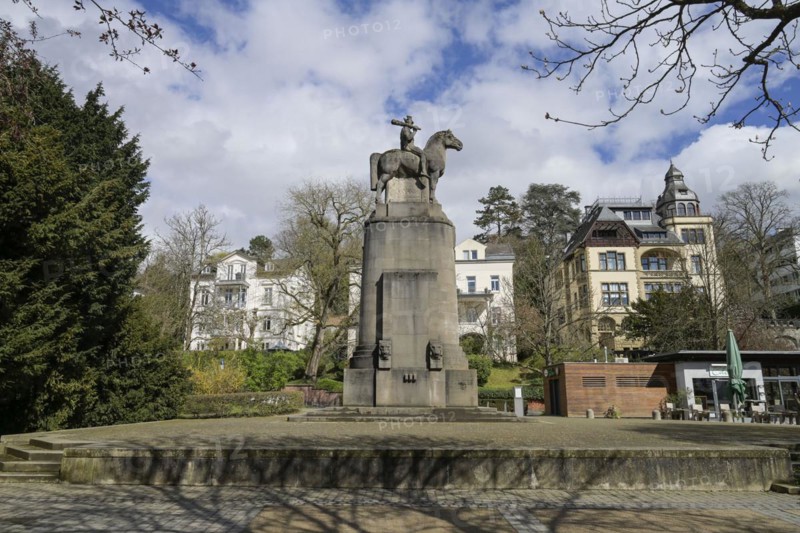 War memorial by Franz Prietel, Nerotal, Wiesbaden, Hesse, Germany, Europe