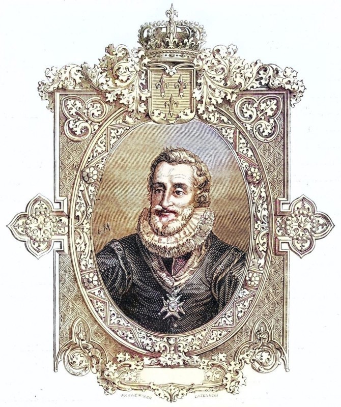 Henry IV, of Navarre, Henri IV, Henri Quatre, Henri le Grand, Occitan Enric Quate Lo Gran (born 13 December 1553 in Pau, Navarre, died 14 May 1610 in Paris) was from 9 June 1572 as Henry III King of Navarre and from 2 August 1589 until his assassination on 14 May 1610 as Henry IV King of France, Historical, digitally restored reproduction from a 19th century original, Record date not stated