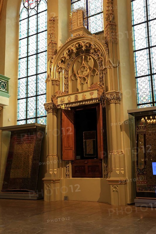 Interior view, Spanish Synagogue in the Josefstadt district of Prague, Czech Republic, Europe