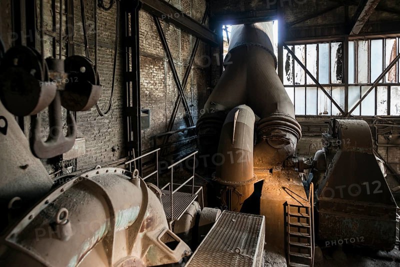 Former steelworks, Völklingen Ironworks, UNESCO World Heritage Site, Völklingen, Saarland, Germany, Europe