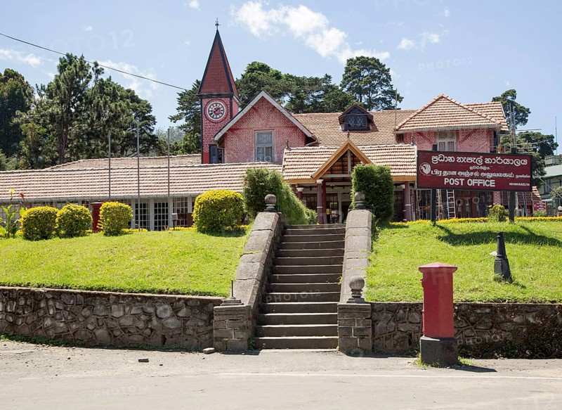 Colonial style architecture of Post Office building, Nuwara Eliya, Central Province, Sri Lanka, Asia
