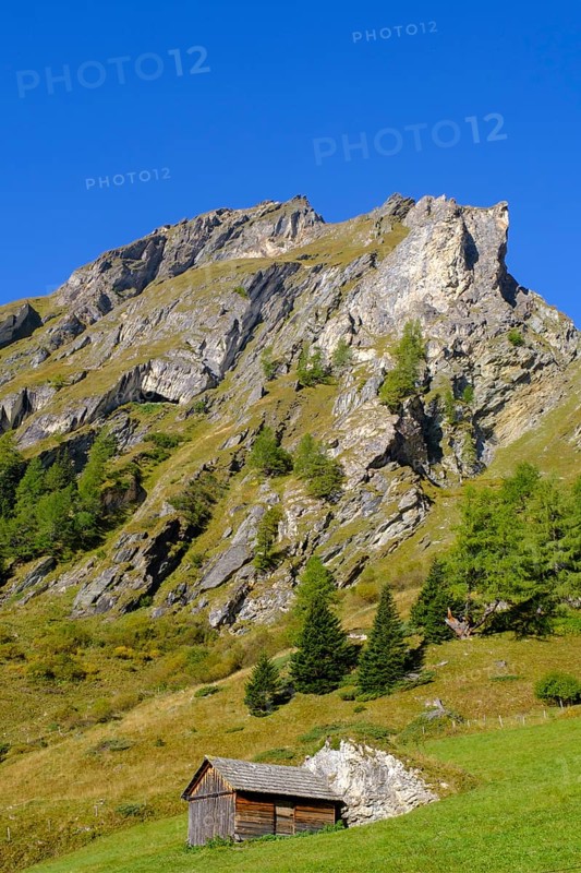 Jörgenalm, below the Figerhorn, Ködnitztal, Hohe Tauern, near Kals am Großglockner, East Tyrol, Austria, Europe