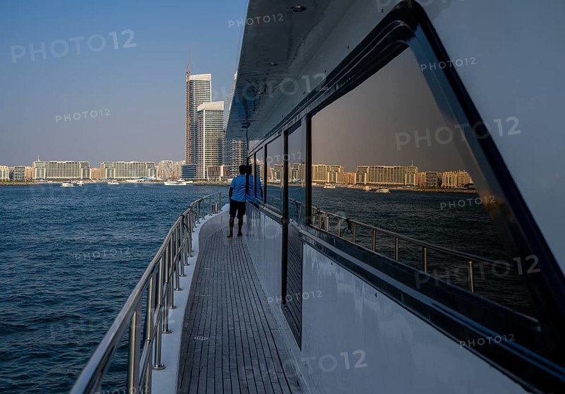 Dubai Marina and Harbour, Skyline Architecture and Marina, United Arab Emirates, Asia
