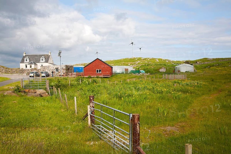 Community gardening project at Northbay, Isle of Barra, Outer Hebrides, Scotland, UK