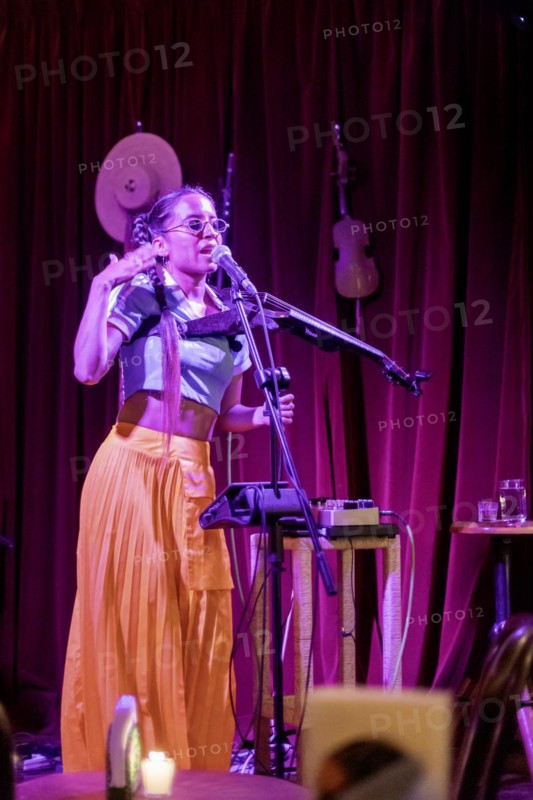 Oaxaca, Mexico, La Lulu performs at Humito, a restaurant and nightclub owned by singer-songwriter Lila Downs, Central America