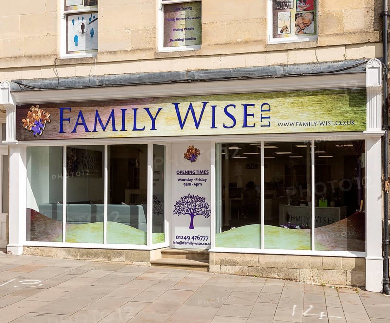 Family Wise ancestry research company business, Calne, Wiltshire, England, UK