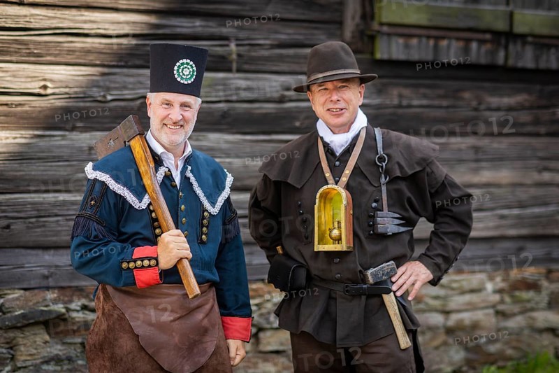 Minister-President Michael Kretschmer visits Schneeberg on the occasion of the mining dispute day, Siebenschlehner Pochwerk, Schneeberg, Saxony, Germany, Europe