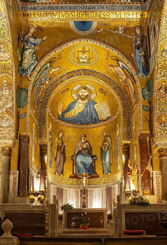 Palatine Chapel, Cappella Palatina, Palermo, Sicily, Italy, Europe