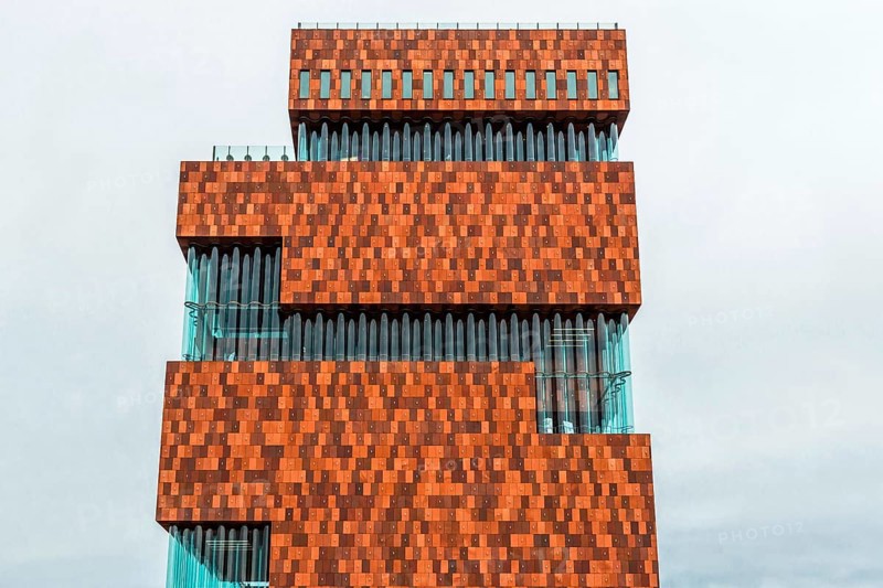 MAS Museum, harbour, architecture, design, city trip, tourism, modern, building, Antwerp, Belgium, Europe