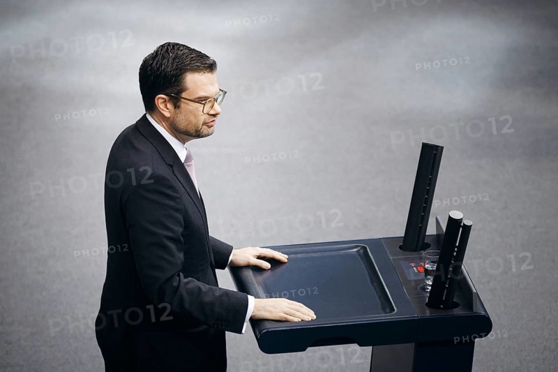 Marco Buschmann (FDP), Federal Minister of Justice, recorded during a speech on internal security in the German Bundestag in Berlin, 12/09/2024