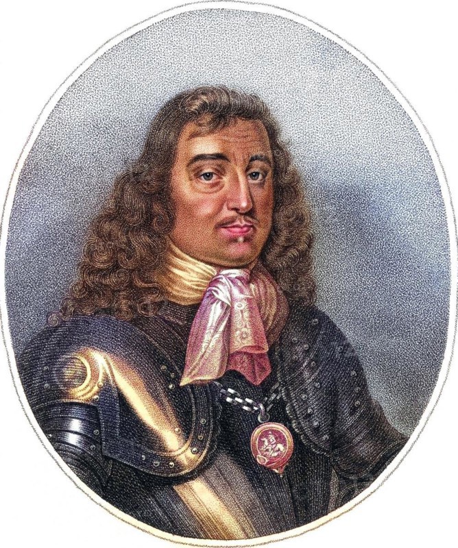 George Monck 1st Duke of Albemarle Earl of Torrington Baron Monck of Potheridge Beauchamp and Teyes 1608 to 1670 English soldier and politician, George Monck 1st Duke of Albemarle Earl of Torrington Baron Monck of Potheridge Beauchamp and Teyes 1608 to 1670 English soldier and politician Engraved by Bocquet from the book A catalogue of Royal and Noble Authors Volume III published 1806, Historic, digitally restored reproduction from a 19th century master. century, Record date not stated