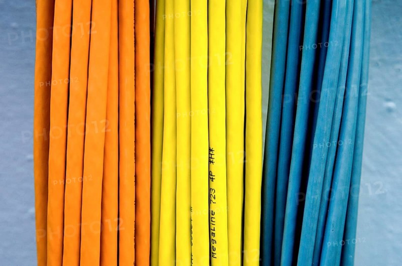Berlin, DEU, 07.08.2008, Data cable in a data centre, Berlin, Germany, Europe