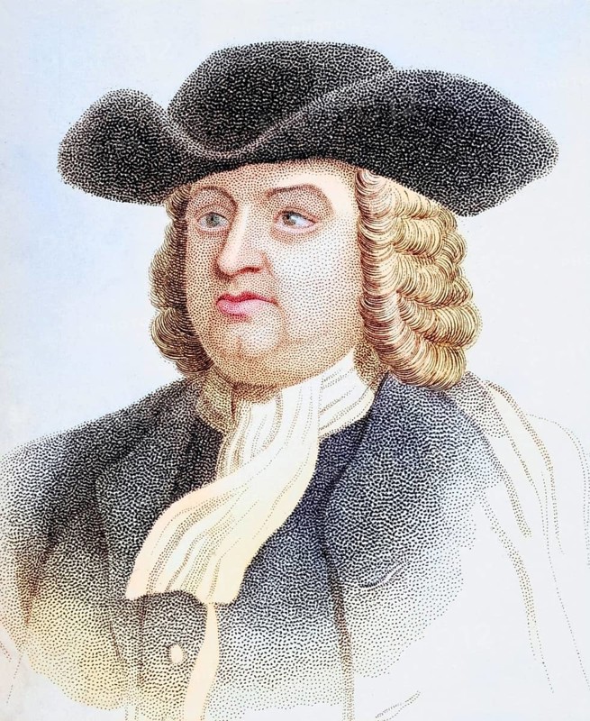 William Penn, 1644-1718, English Quaker Guide, illustration from Old England's Worthies, published around 1880, Historical, digitally restored reproduction from a 19th century original, Record date not stated