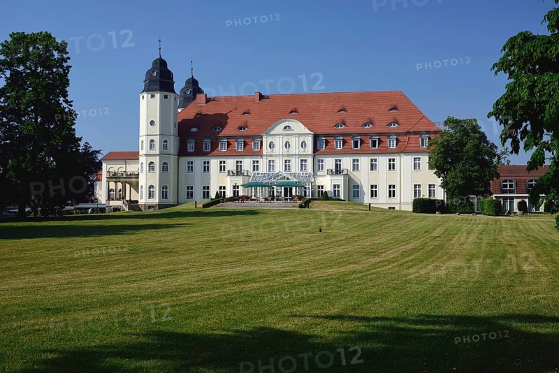 Europe, Germany, Mecklenburg-Western Pomerania, Göhren-Lebbin, Schloss Fleesensee, also Schloss Blücher, Schlosshotel, Göhren-Lebbin, Mecklenburg-Western Pomerania, Germany, Europe