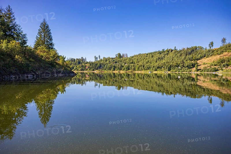 Bleiloch dam near Saalburg, Thuringia, Germany, Europe