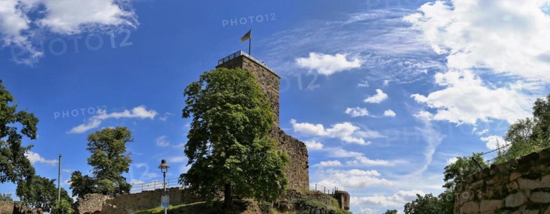 The Wachtenburg castle near Wachenheim close to Bad Dürkheim
