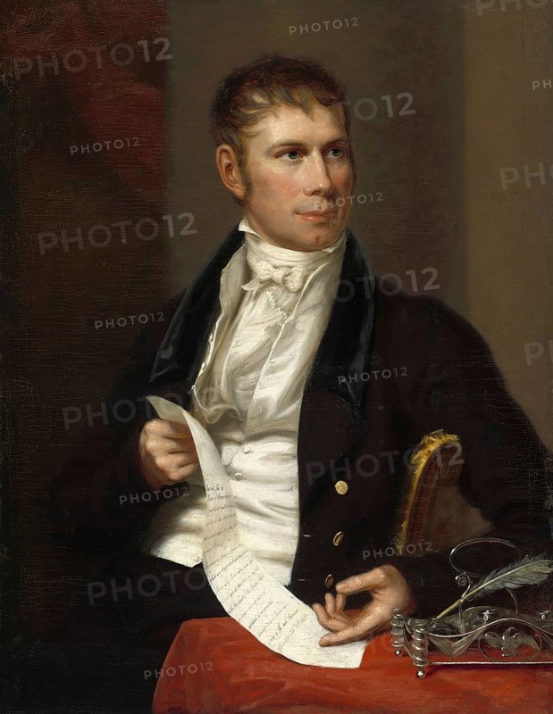 Henry Clay (12 April 1777, 29 June 1852), an American planter and politician. He was a member of the House of Representatives and the Senate as well as Secretary of State, Painting by Charles Bird King (1785, 1862), c. 1840, Historical, digitally restored reproduction from a 19th century original, Record date not stated
