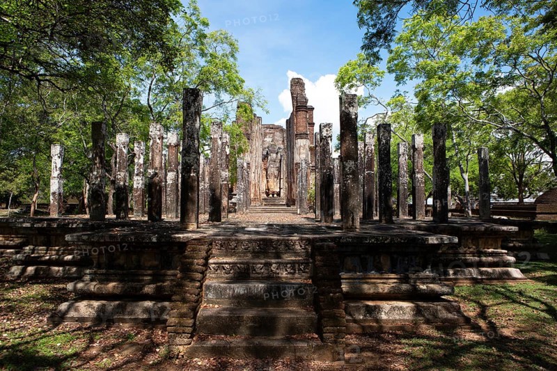 Lankatilaka Temple in the ruined city of Polonnaruwa, Central Province, Sri Lanka, Asia