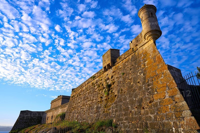 Castelo de San Anton in La Coruna of Galicia Spain