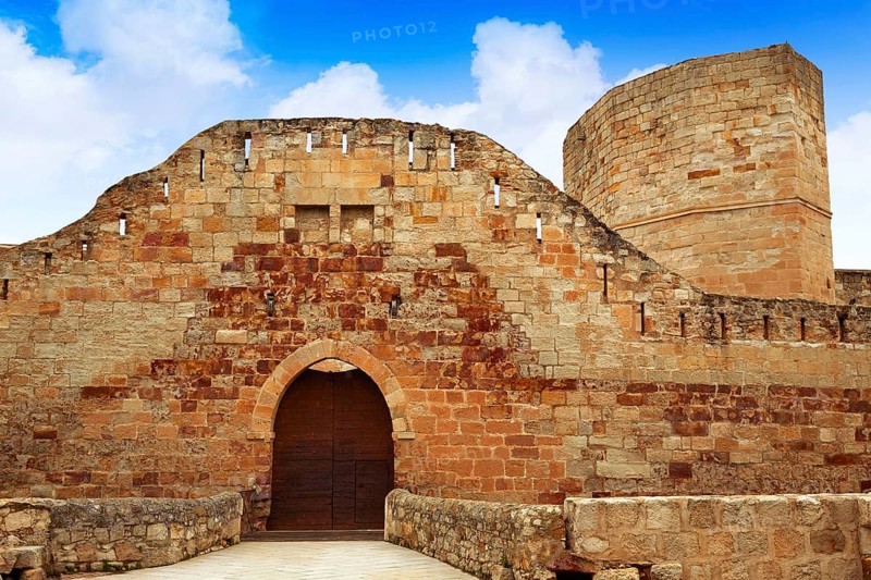 Zamora the castle El Castillo in Spain by Via de la Plata way to Santiago