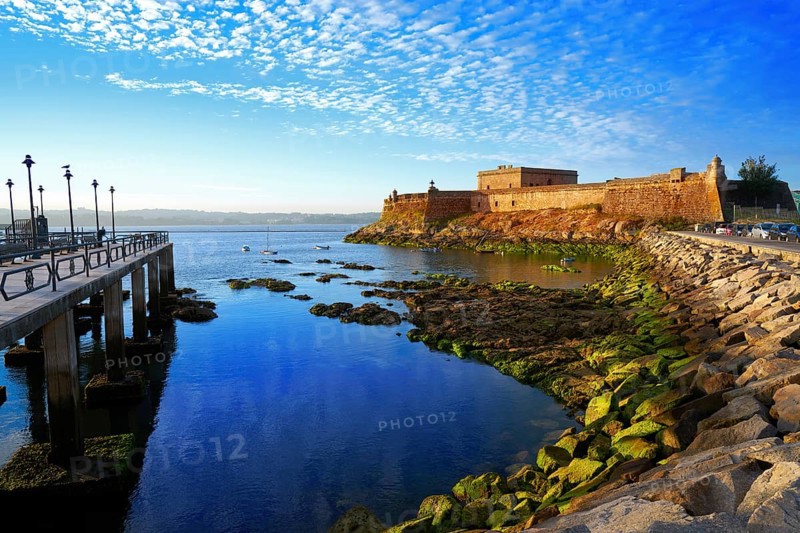 Castelo de San Anton in La Coruna of Galicia Spain