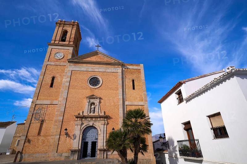 Altea church Consuelo in Mediterranean village of Alicante Spain