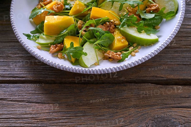 Arugula mango and apple salad healthy for heart