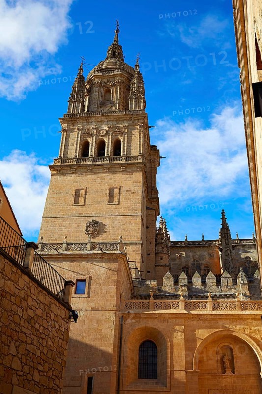 Salamanca Cathedral in Spain by the Via de la Plata way to Santiago