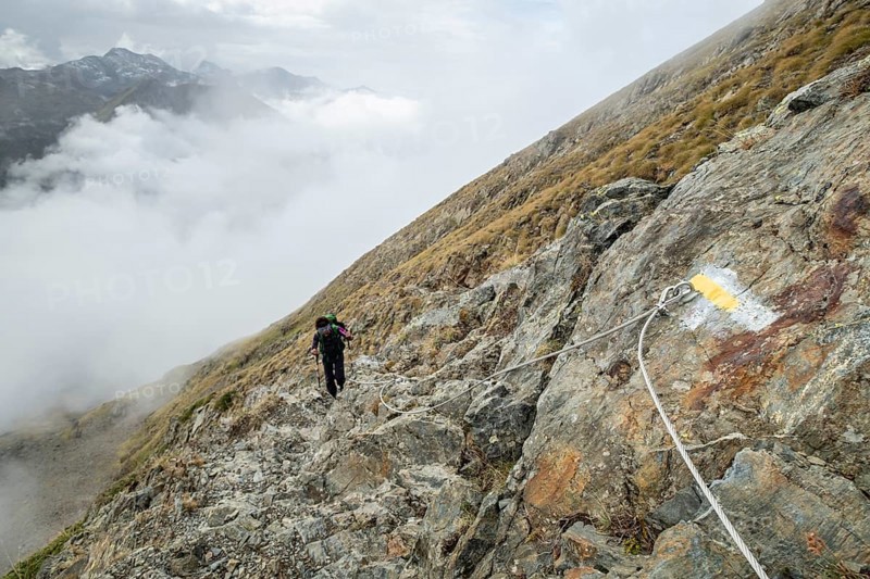 Col de Faustin, valle de Valier -Riberot-, Parque Natural Regional de los Pirineos de Ariège, cordillera de los Pirineos, Francia