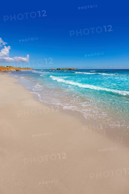 Menorca Platja de Binigaus beach Mediterranean paradise in Balearic islands