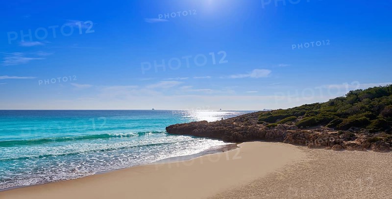 Tarragona Platja Los Capellanes in Costa Dorada of Catalonia Capellans